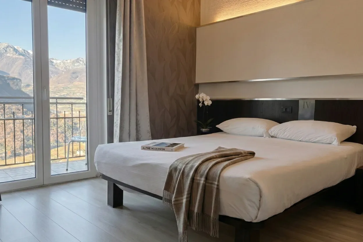 La camera Comfort vista lago